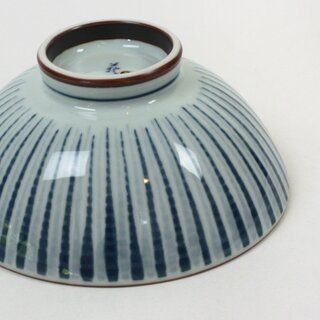 Reisschale Hamon Tokusa blau 14,5 cm 