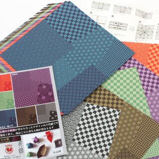 Origami Patchwork 15 cm, mit Anleitungen
