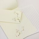 Briefpapierset Kirschblüten & Glyzinie
