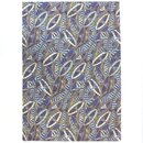 2 Blatt B4 Washi Schirm blau 360 x 255 mm