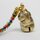 Strap Anhänger Manekineko gold, Glöckchen