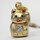 Strap Anhänger Manekineko gold, Glöckchen