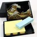 Lackbox Welle mit Haftzettel