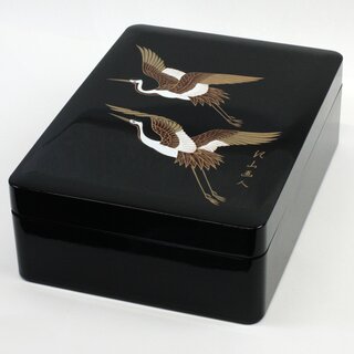 Gro�e Briefpapierbox Kraniche