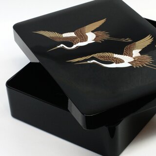 Gro�e Briefpapierbox Kraniche