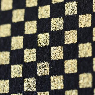 2 Blatt B4 Washi Ichimatsu schwarz 360 x 255 mm