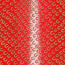 2 Blatt B4 Washi Shibori-Shima rot 360 x 255 mm