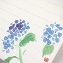 Briefpapierset Hortensien 18 x 14,5 cm