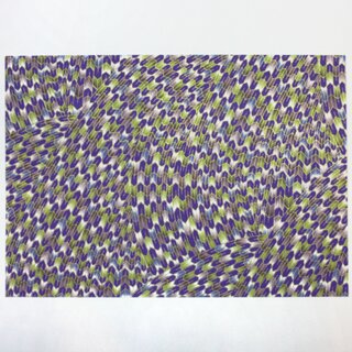 2 Blatt B4 Washi Yabane lila. 360 x 255 mm