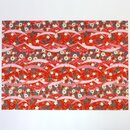 2 Blatt B4 Washi IBl�ten & Schmetterlinge, rot 360 x 255 mm