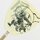 Blattfächer Uchiwa Raijin, beidseitig bedruckt