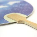 Blattfächer Uchiwa Tsuki ni Usagi 35 x 24 cm