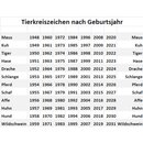 Jahrestierfigur 2025: Schlangenpaar gold & perlweiss