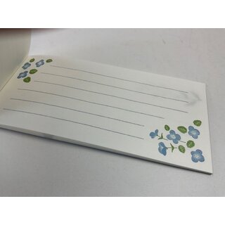 Notizblock Nonohana 17 x 8 cm