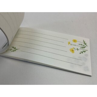 Notizblock Nonohana 17 x 8 cm