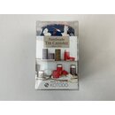 Teedose Kraniche & Kirschblüten 100 g, blau, mit Metalldeckel