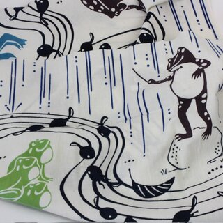Tenugui Froschkonzert 36 x 88 cm