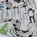 Tenugui "Froschkonzert" 36 x 88 cm