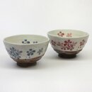 Reisschalen-Duo Sakura, blau & rosa