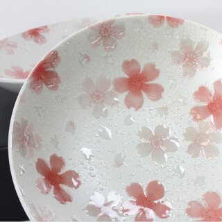Zwei Teller Kirameki Kirschblten rosa, 21,5 cm
