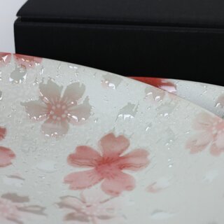 Zwei Teller Kirameki Kirschblten rosa, 21,5 cm