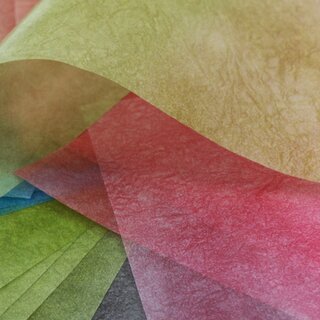 Glassine Origami Wa Shibori 30 Blatt in 6 Farben