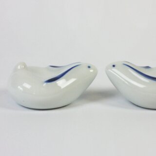 Essstbchenablagen 2er Set Hasen mit blauen Ohren