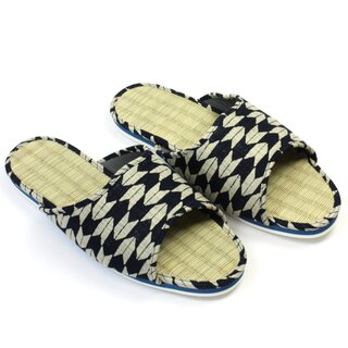 Tatami-Pantoffeln Yabane flach, 25 cm