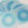 Glassine Origami Gradation "Annulus", 20 Blatt blau