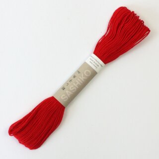 Garn f�r Sashiko feuerrot, 20 m  -
