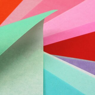 Traditionelles handgefrbtes Luxus-Origami (Kito)