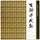 Yuzen Washi schwarz-gold 15 cm, 5 Blatt in 5 Mustern