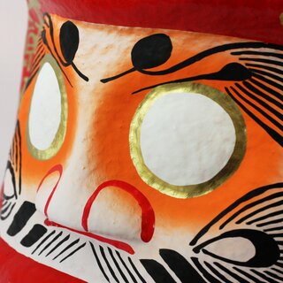 Daruma 31 cm rot, handbemalt