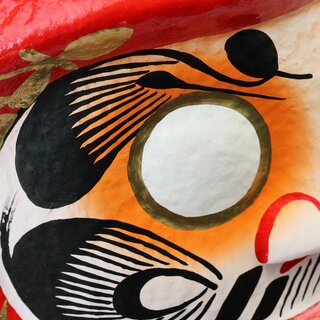 Daruma 31 cm rot, handbemalt