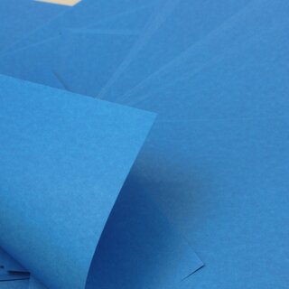 Beidseitig gleichfarbenes Origamipapier mittelblau, 15 cm, 100 Blatt