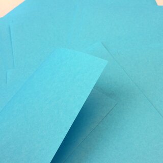 Beidseitig gleichfarbenes Origamipapier himmelblau, 15 cm, 100 Blatt