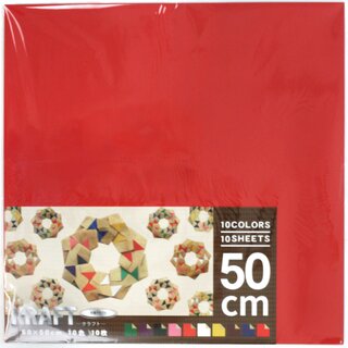 Craft-Papier in 10 Farben, 50 cm, 10 Blatt