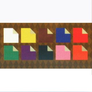 Craft-Papier in 10 Farben, 50 cm, 10 Blatt