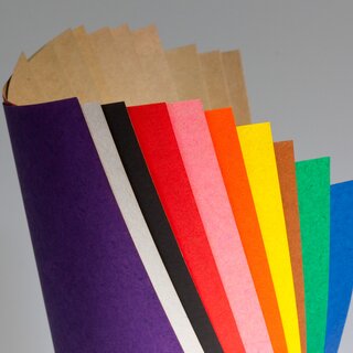 Craft-Papier in 10 Farben, 50 cm, 10 Blatt