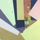 Origami Sternschale DIN A4, Papier mit Anleitung