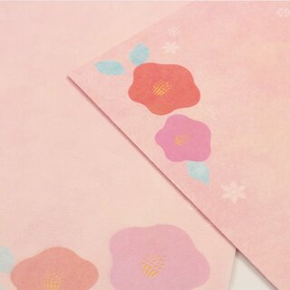 Briefpapierset Yukitsubaki, 19 x 14 cm, + Umschlge