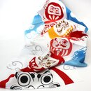 Tenugui Daruma 35 x 90 cm