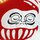 Tenugui Daruma 35 x 90 cm
