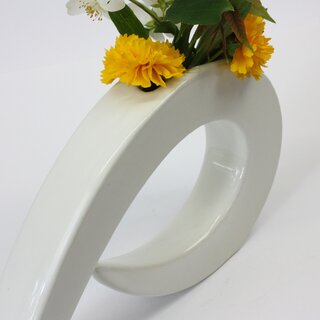 Ikebanagef Bogen wei, 30,5 x 16 cm