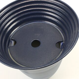 Ikebanavase Ikenobo klassisch, 19 cm hoch, taubenblau