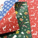 Double Color Origami mit Weihnachtsmuster 15 cm