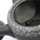 Grünteekanne Kyusu anthrazit mit Streifen 200 ml
