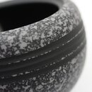 Grünteekanne Kyusu anthrazit mit Streifen 200 ml