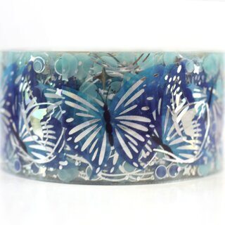 Washitape Glitzer-Schmetterling 2 cm x 3 m