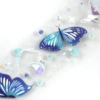 Washitape Glitzer-Schmetterling 2 cm x 3 m